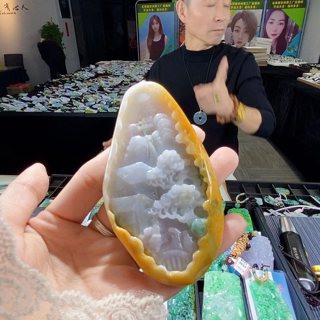 颈饰未镶嵌翡翠翡翠