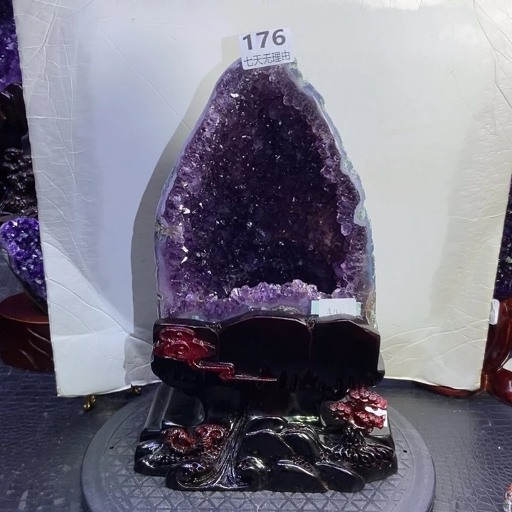 未镶嵌大型摆件（非配饰）紫晶