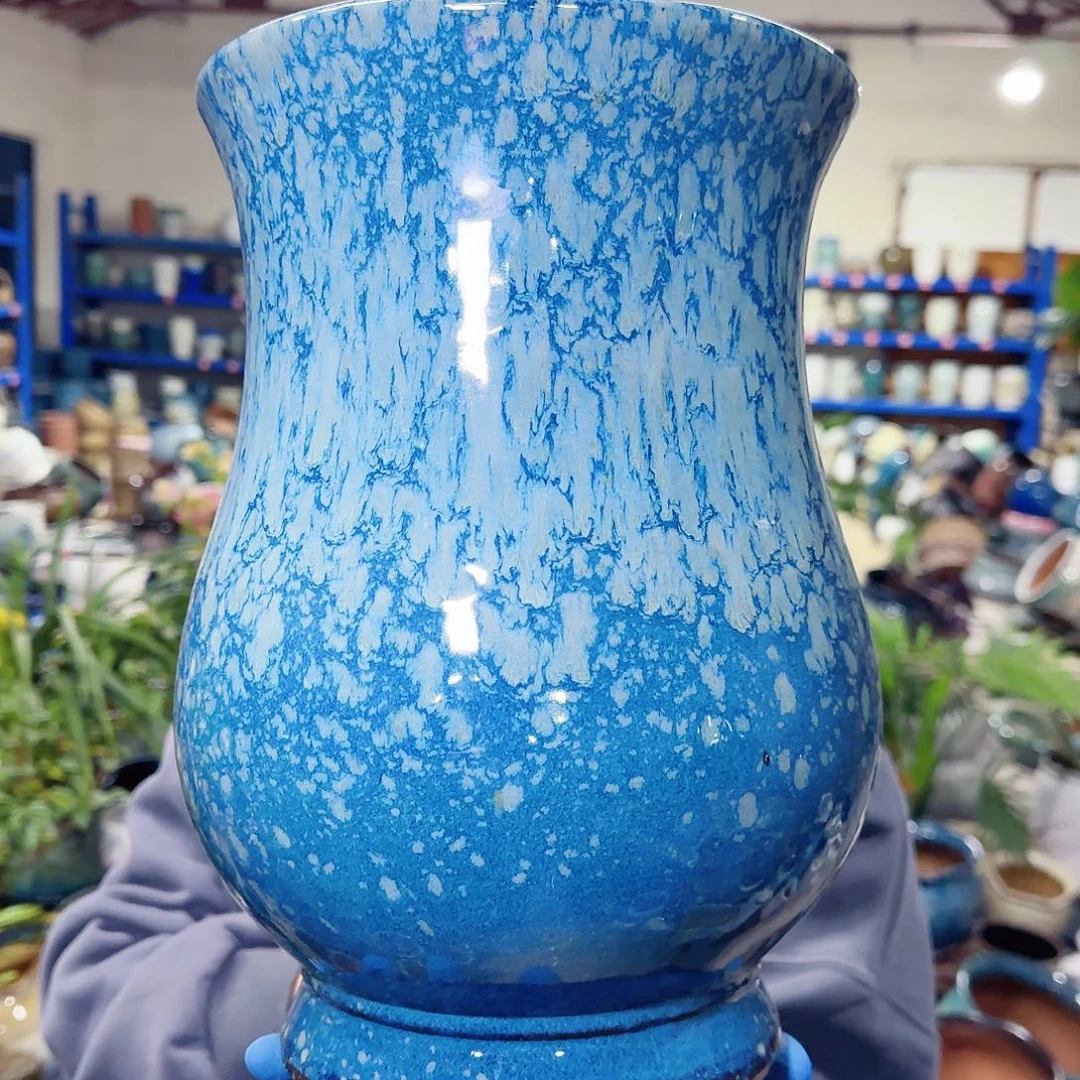 紫砂花盆高30口20