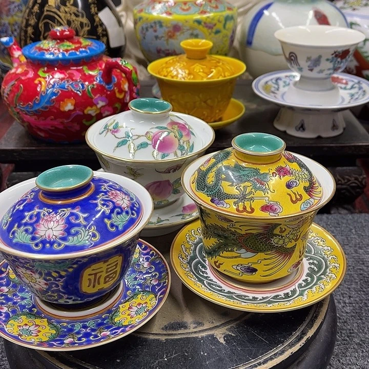 静***过瓷器摆件工艺品有