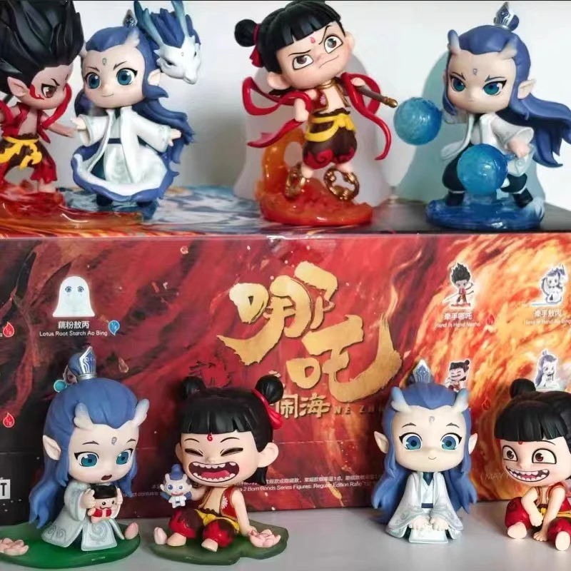 【拆盒】哪吒之魔童闹海天生羁绊系列手办盲盒