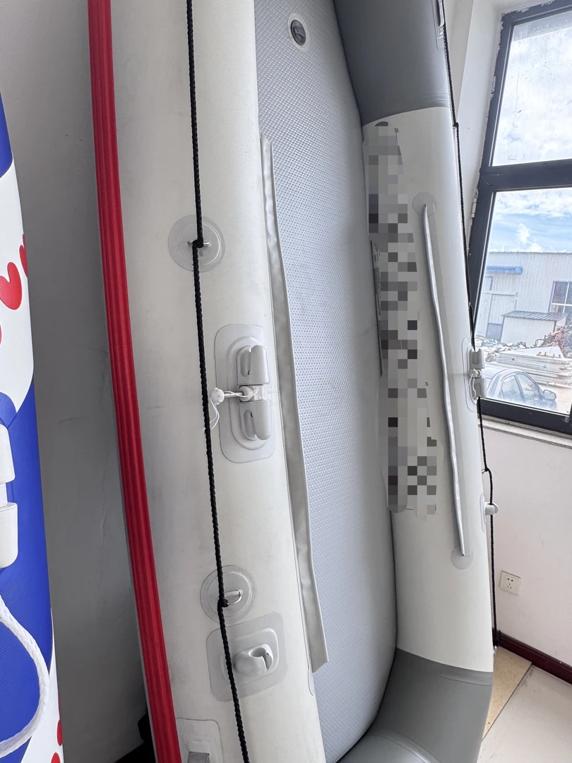 3.3白加灰SO加厚耐磨橡皮艇充气船皮划艇适用于钓鱼漂流旅游观光