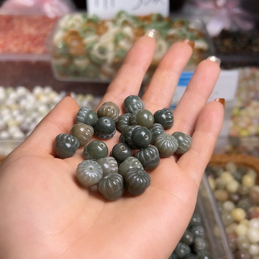 白玉菩提吊坠松果25颗