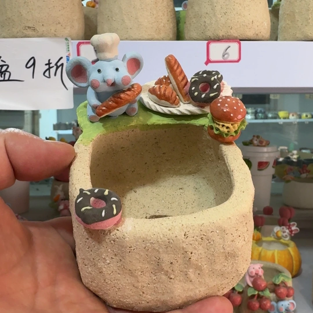 厂家直销手工花盆摆件