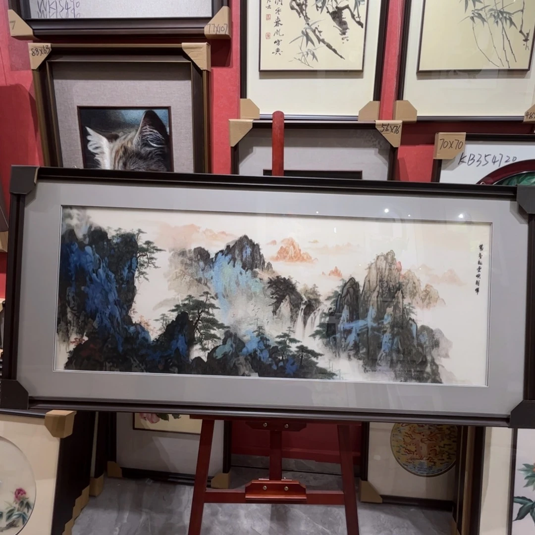鱼***儿织绣纯手工制作方法将材料混合