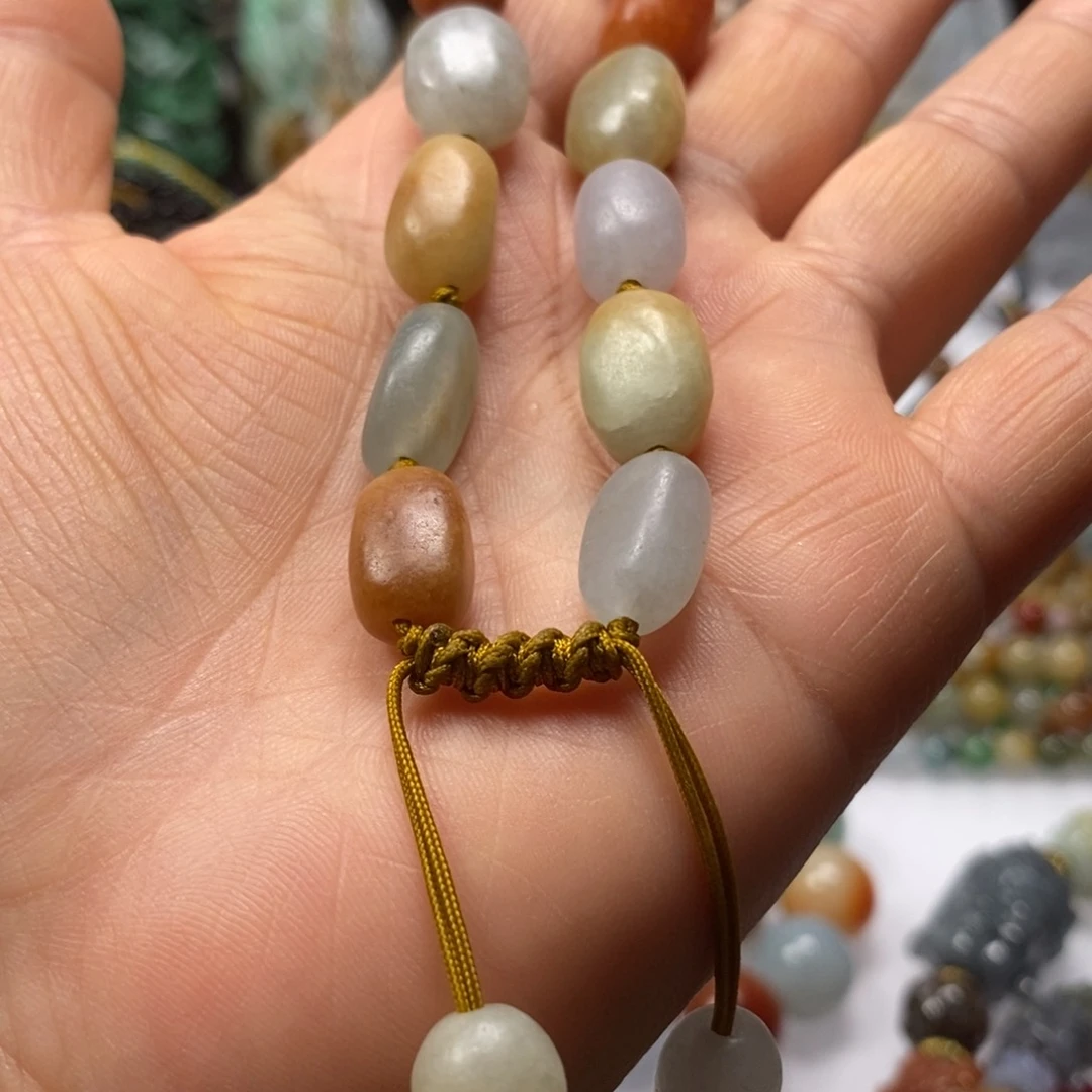 翡翠手链未镶嵌老*