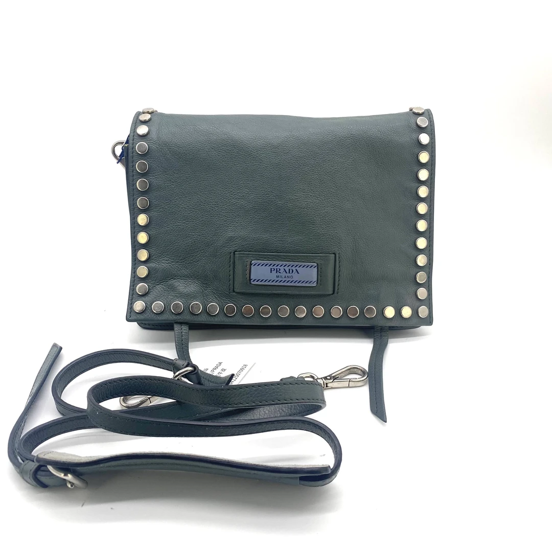 95新 Prada/普拉达 普拉达牛皮斜挎包