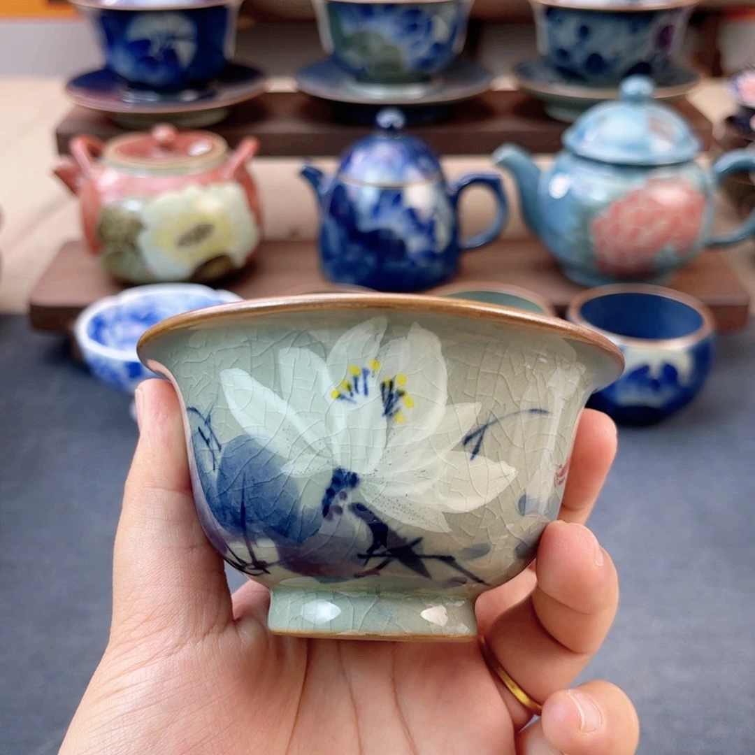 杯景德镇陶瓷杯子