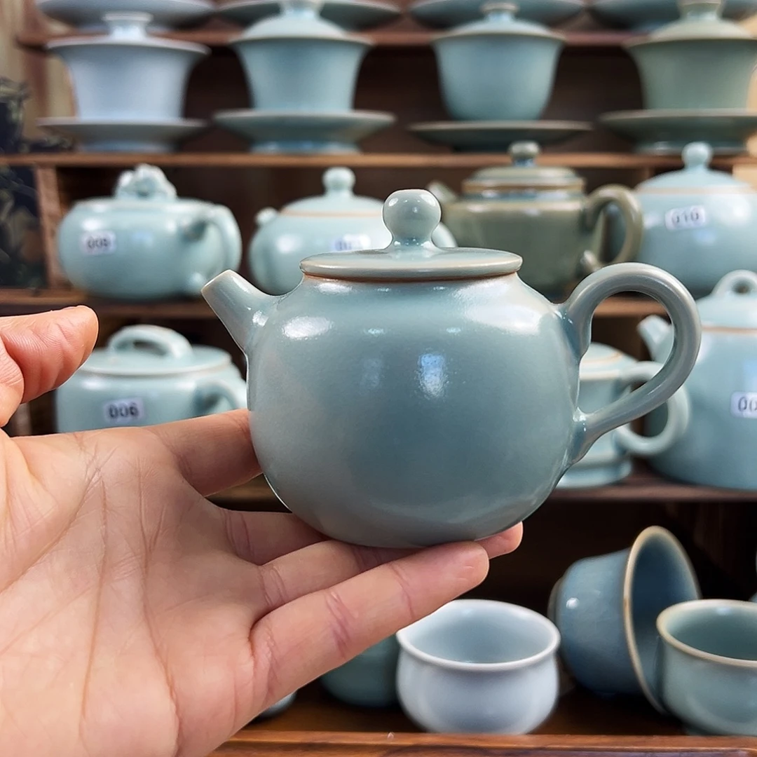 仿古釉省工老师平安壶
