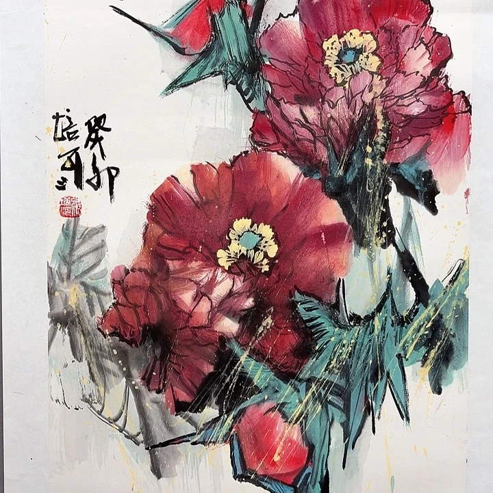 国画亲笔手绘放心去藏