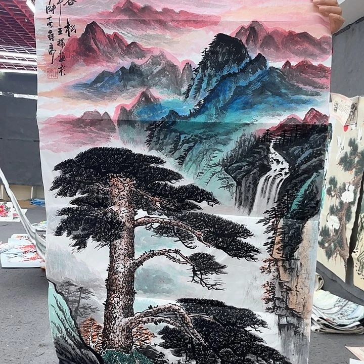 国画无毛和被绒毛或被绒毛