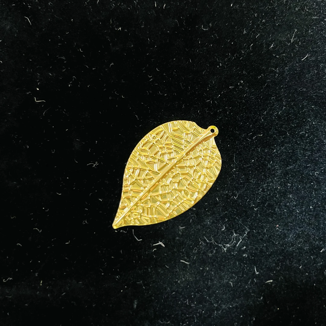 黄色叶子吊坠家居饰品DZ08精美摆件当代复古摆件现代工艺品
