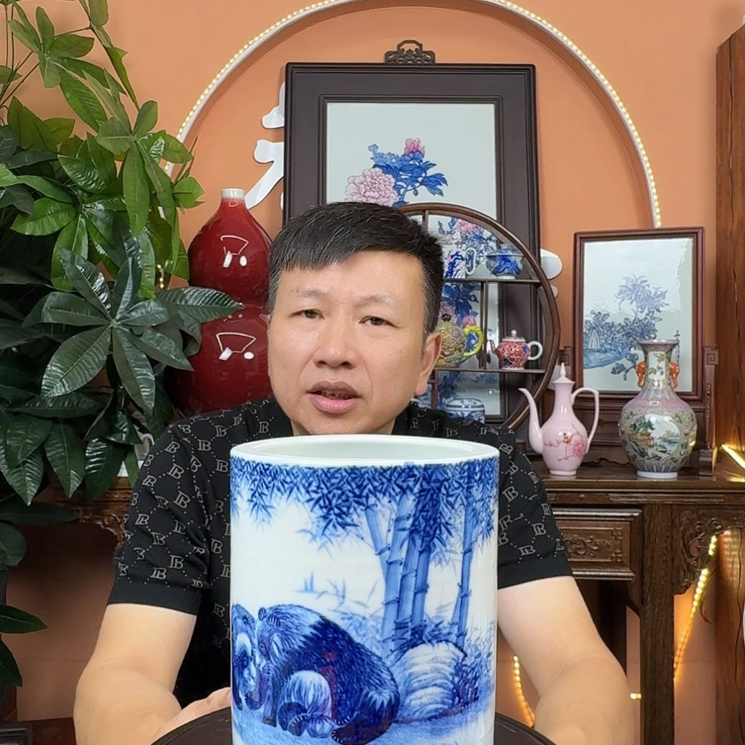 其他景德镇陶瓷手工笔筒