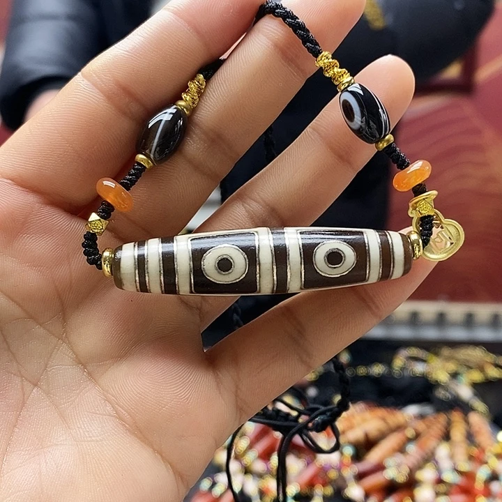 玛瑙/玉髓（覆膜）合金颈饰