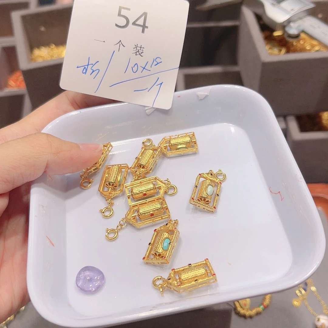 水晶珠宝半成品银S925镶嵌54