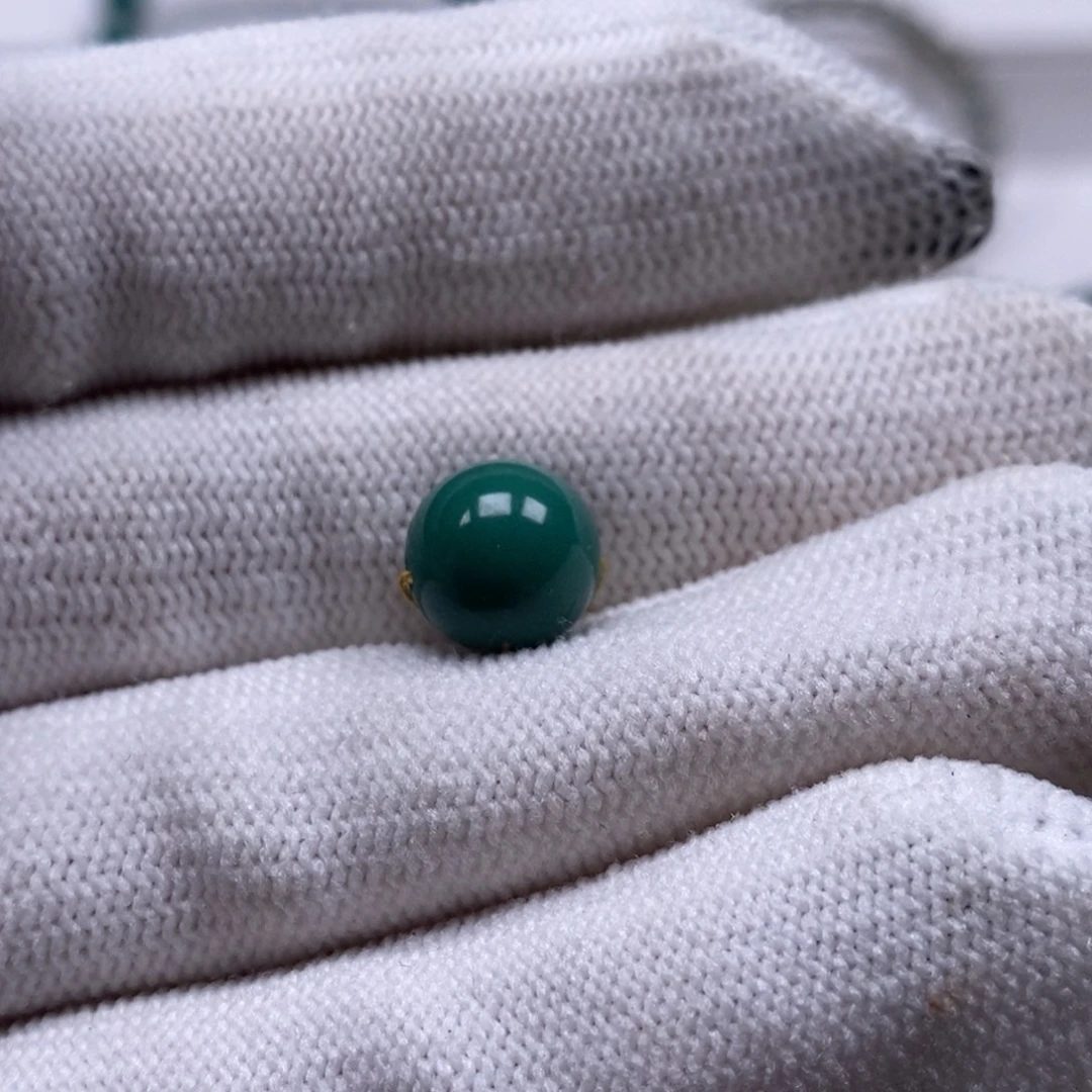 绿松石18K金镶嵌珠宝奇石A228