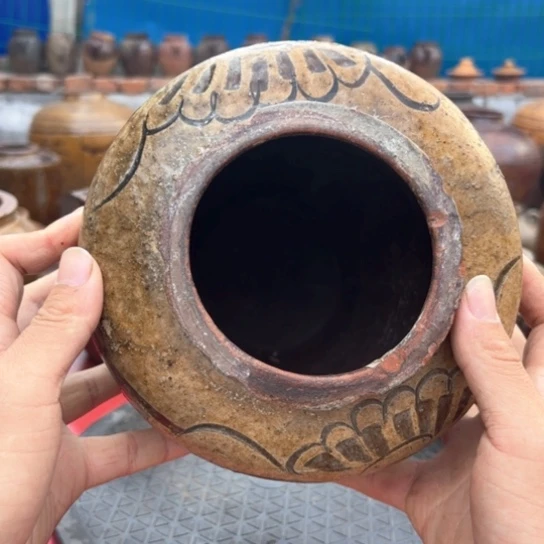 红陶寒*马口窑罐子