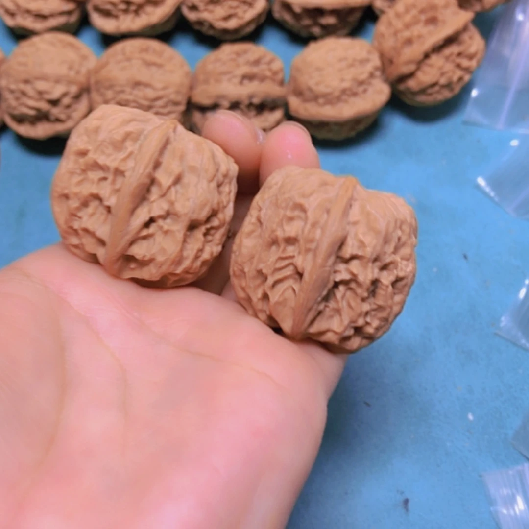 【闪购商品】把件核桃35平谷方块有修