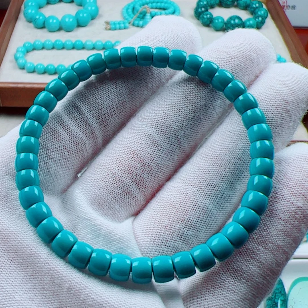 绿松石合金挂件1串