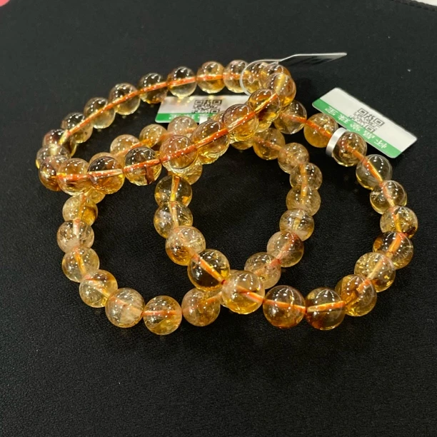 【怀晶堂】天然暴力黄水晶单圈手链 约8mm 多样性发一件 641DCK