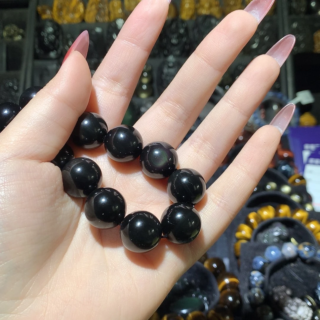黑曜岩手链未镶嵌7⃣️***