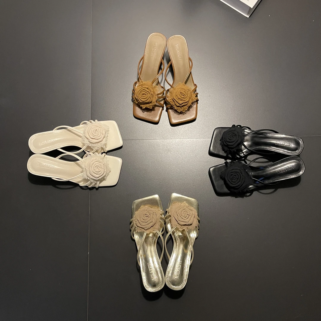 【孤品】001-030爆款气质百搭轻奢软底感网红百搭休闲法式小众凉拖