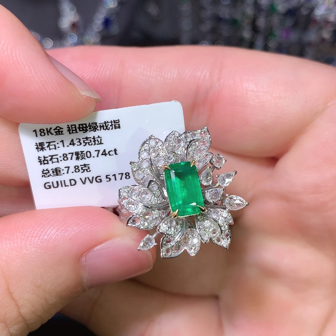 【闪购商品】蓝宝石戒指18K金镶嵌