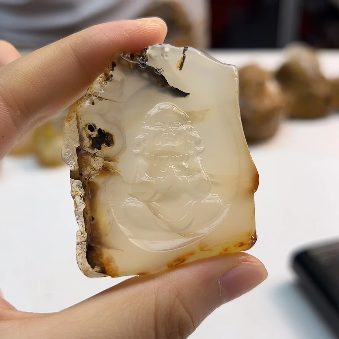 玛瑙/玉髓未镶嵌颈饰