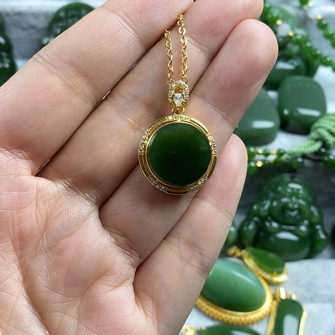 和田玉（碧玉）未镶嵌颈饰