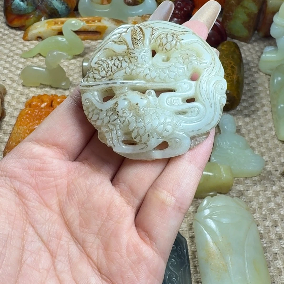 吊坠白玉菩提挂件