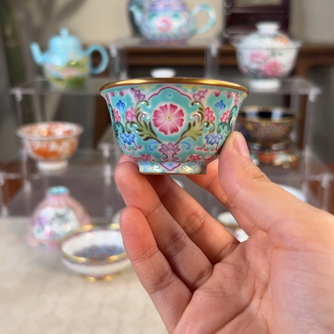 纯手工手绘 高端茶器
