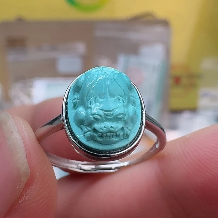 绿松石银S925镶嵌配饰