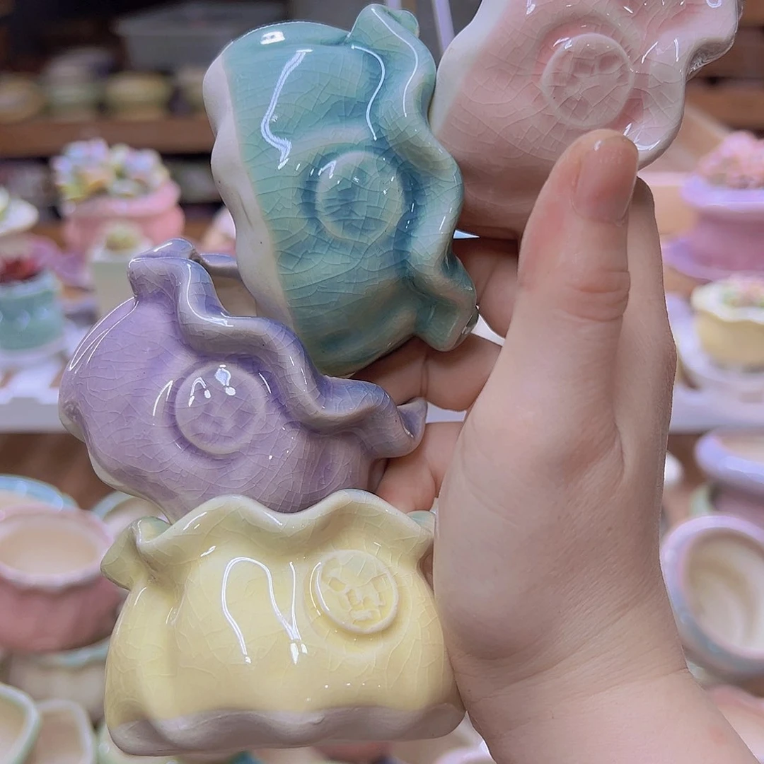 陶瓷花盆单场满12包邮