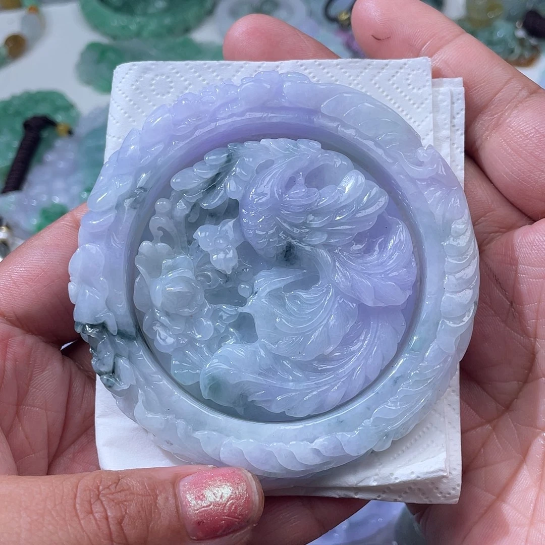 颈饰未镶嵌翡翠翡玉缘翡翠