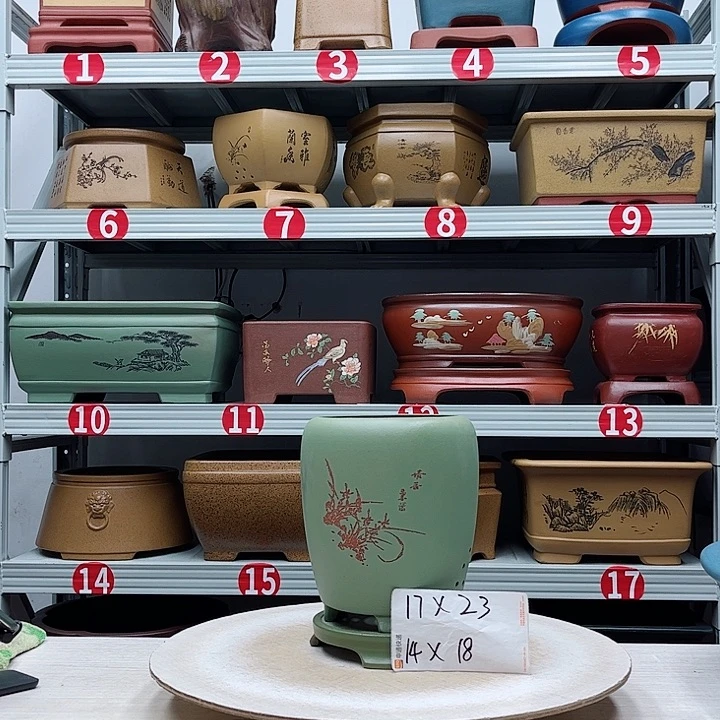 紫砂花盆紫砂花盆