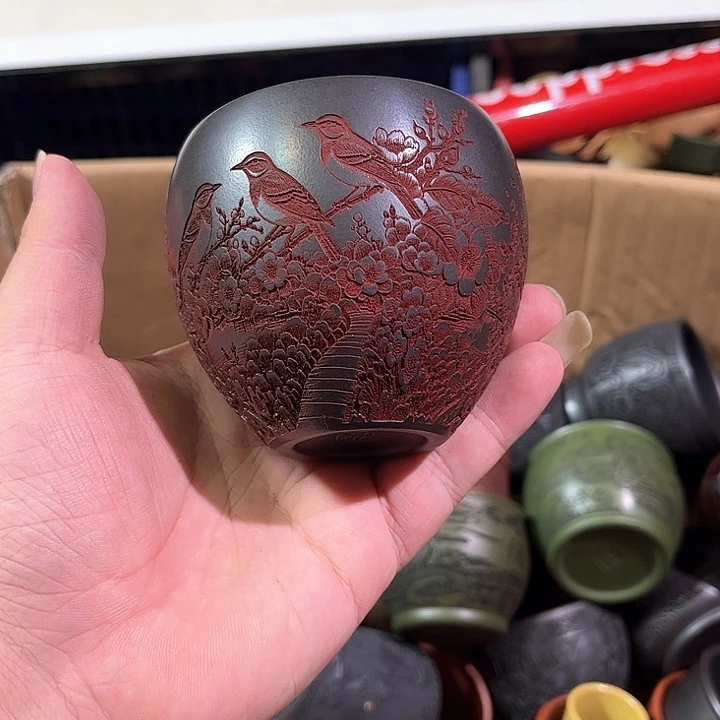 茶杯紫砂全手工紫砂主人杯