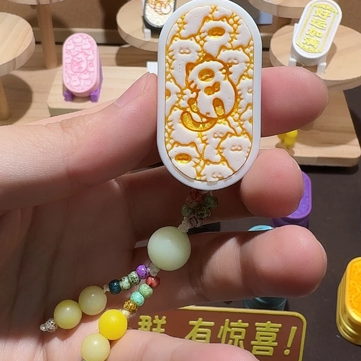 白底暹罗猫福利吊坠款