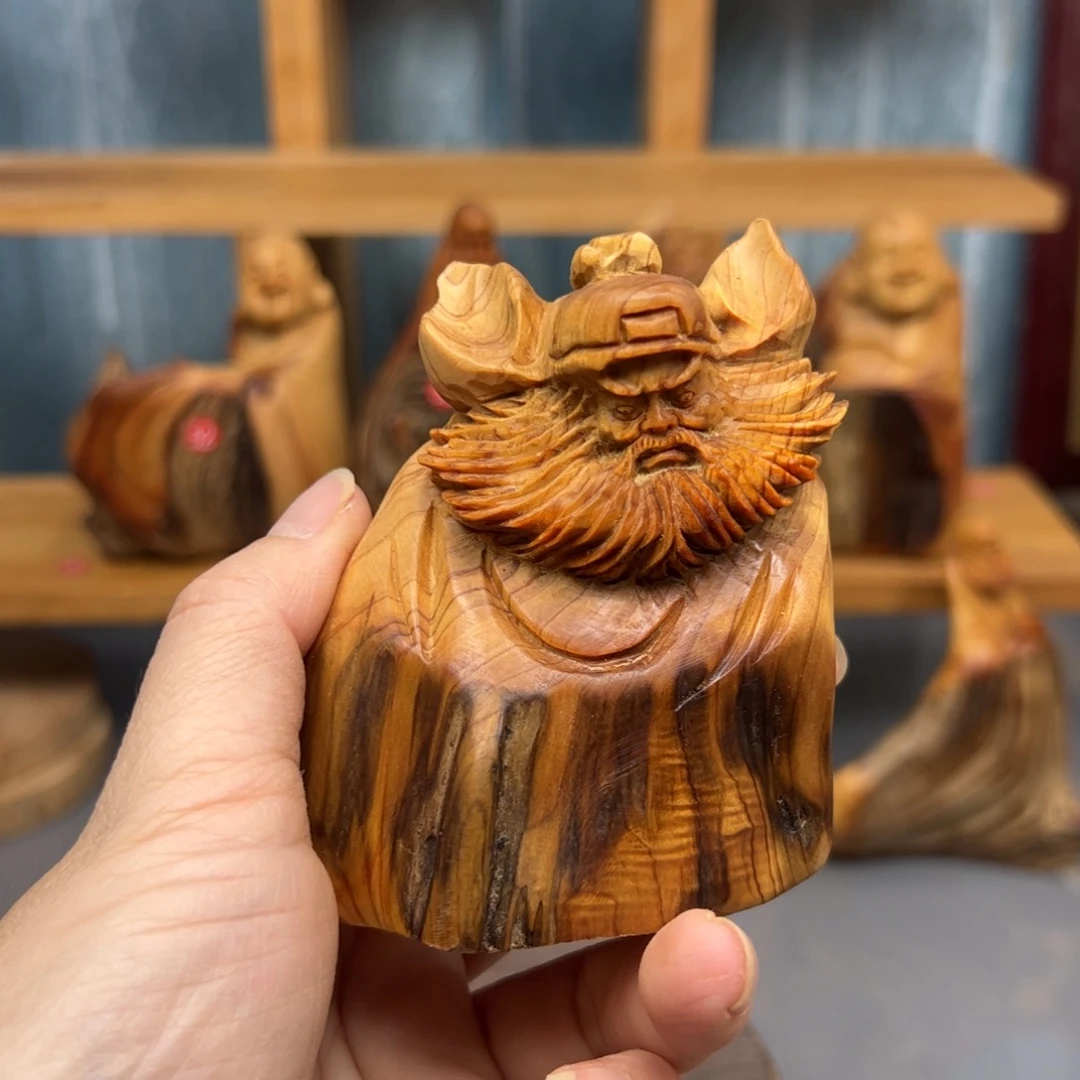 柏木崖柏木摆件手把件12
