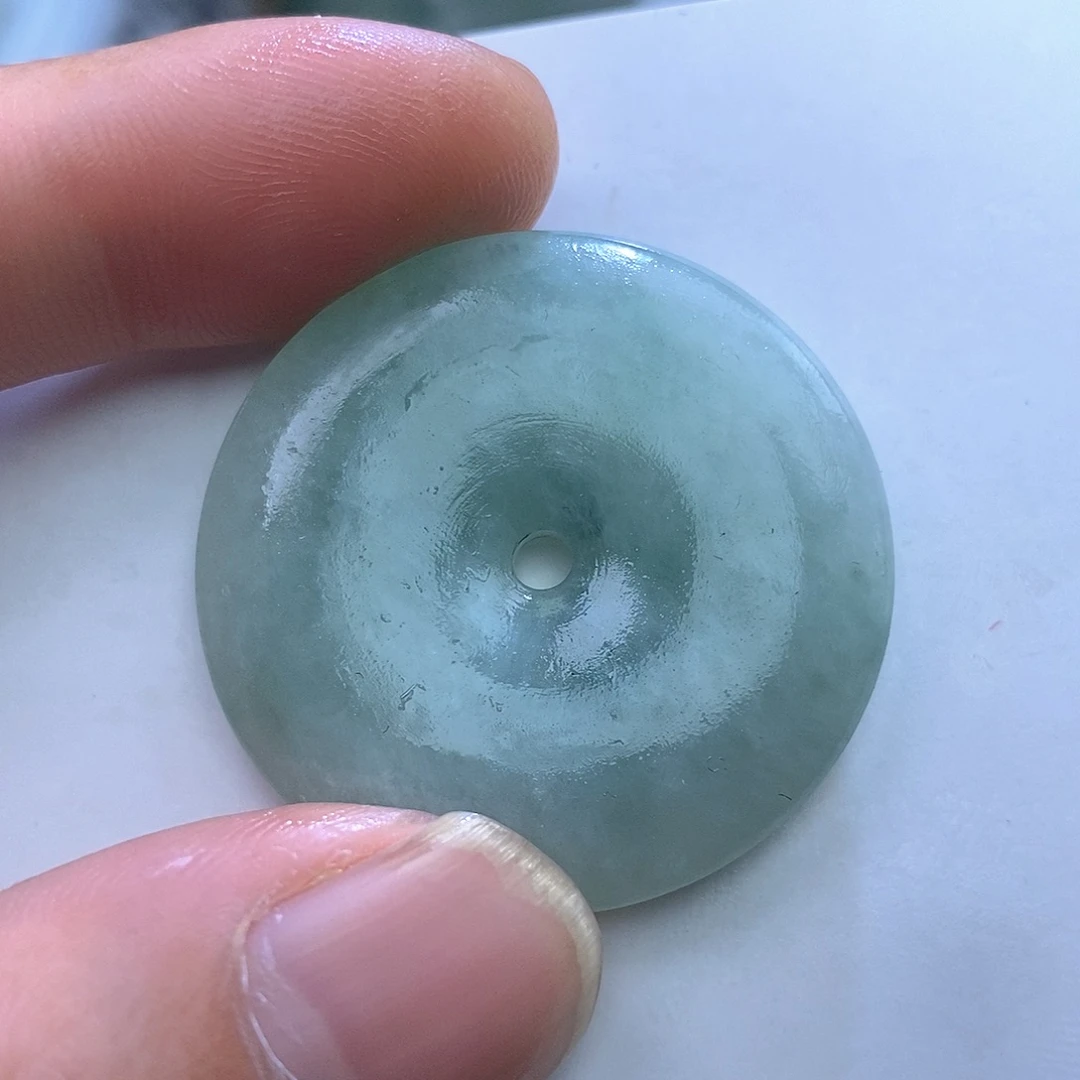 定制翡翠未镶嵌平安扣