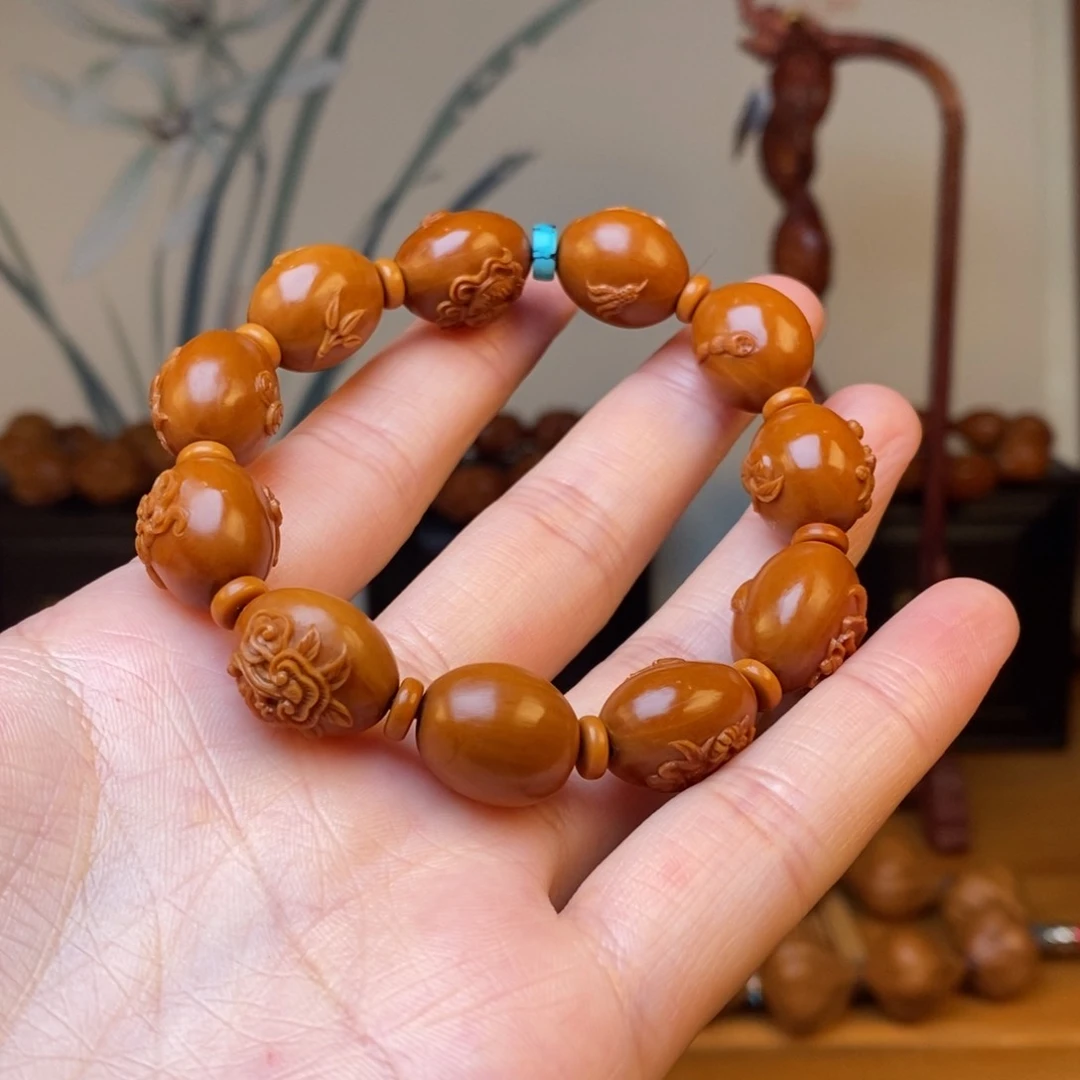 橄榄核手串许忠英老师四季平安1.35×1.7