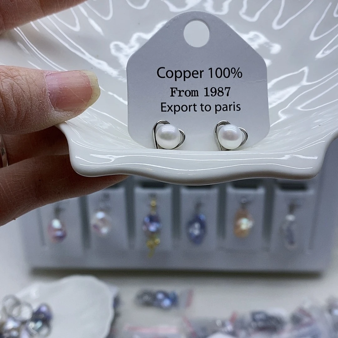 颈饰合金淡水珍珠