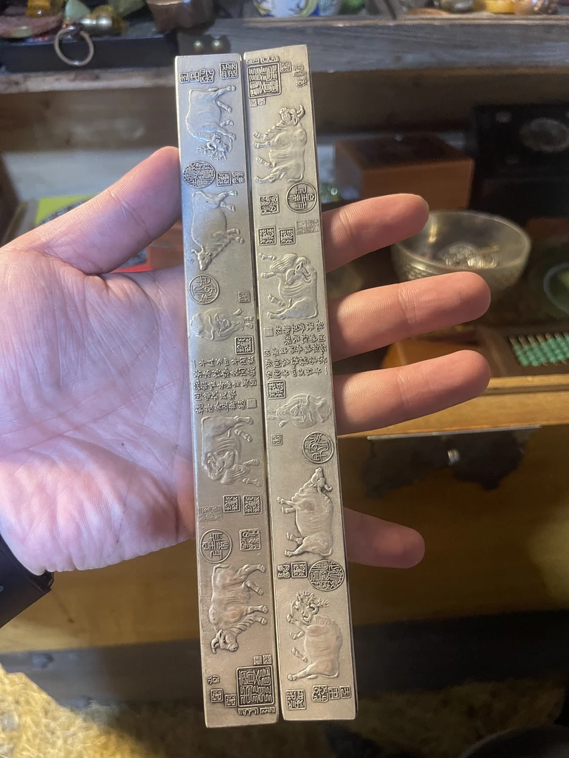 镇尺5牛精品家居摆件