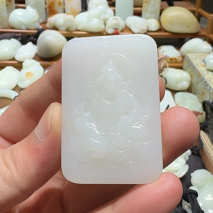 和田玉未镶嵌项链