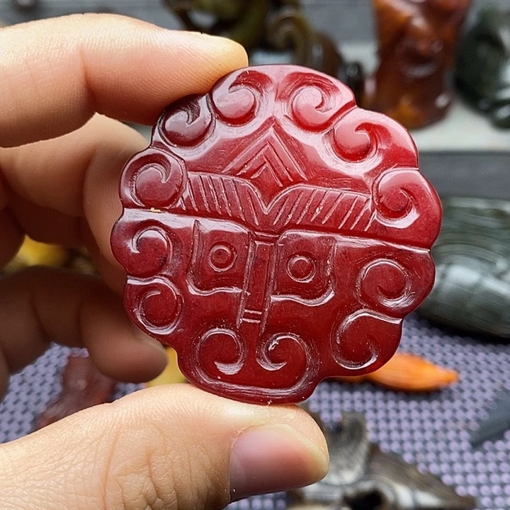 未镶嵌蛇纹石玉颈饰