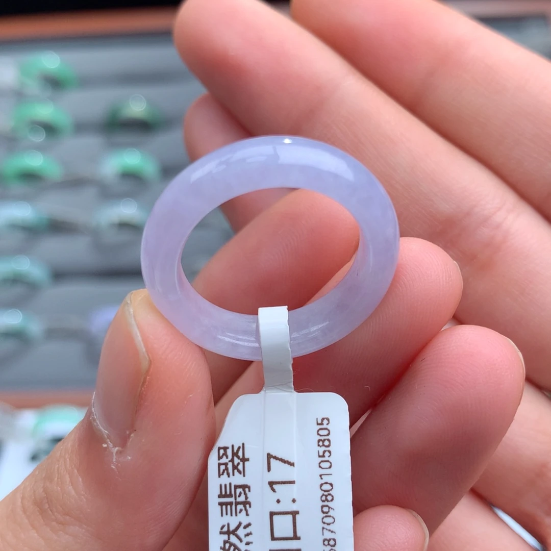 翡翠戒指未镶嵌天然