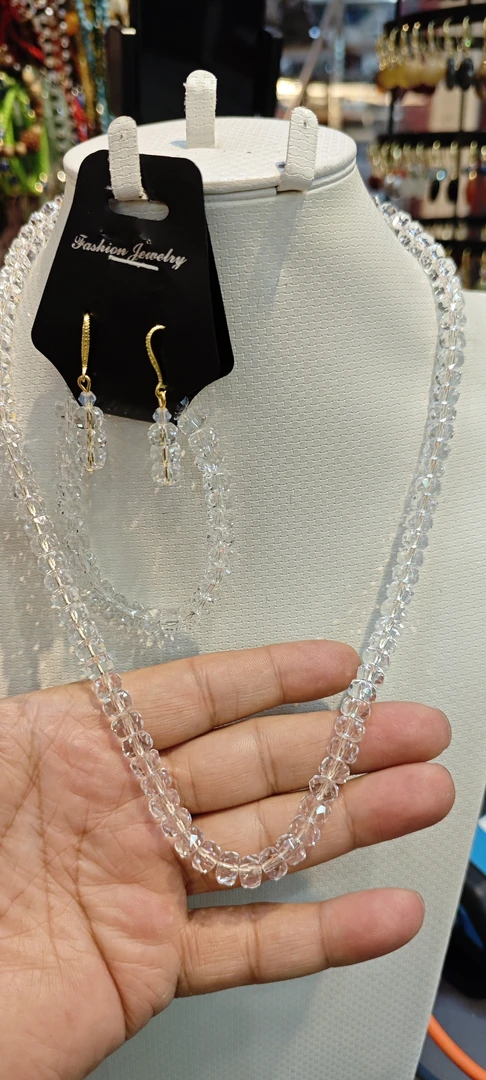 不锈钢项链 非常美丽的珊瑚。