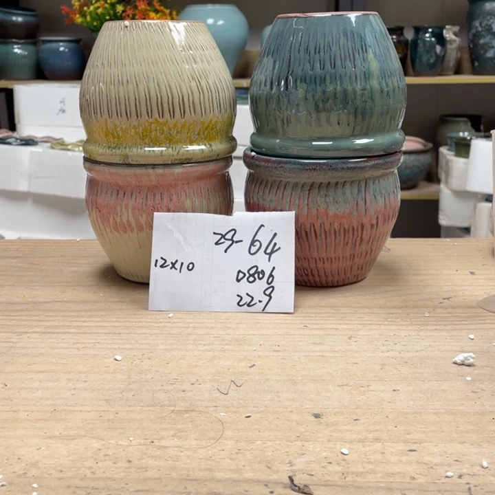 紫砂花盆多肉花盆微瑕64