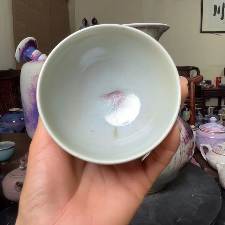 瓷片牛家钧窑牛自恒老师钧瓷