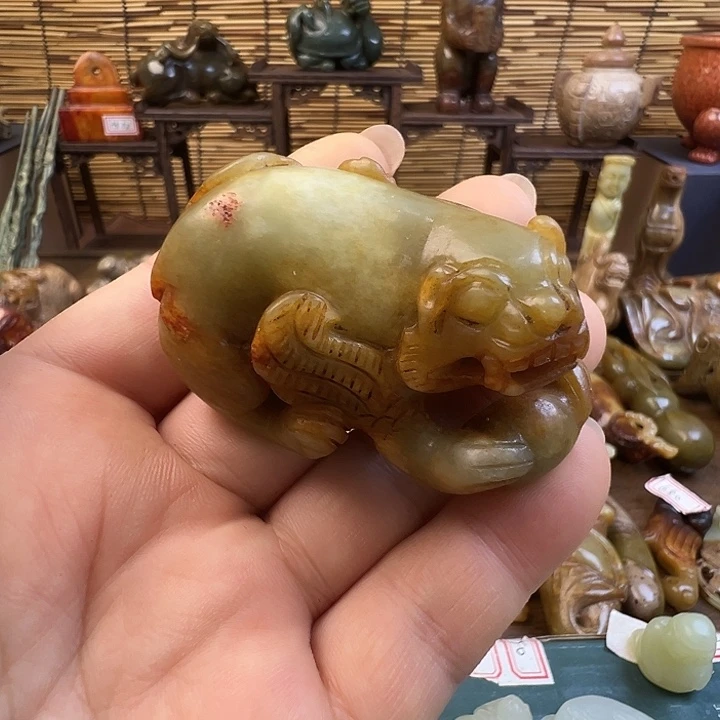 和田玉（糖玉）未镶嵌车挂