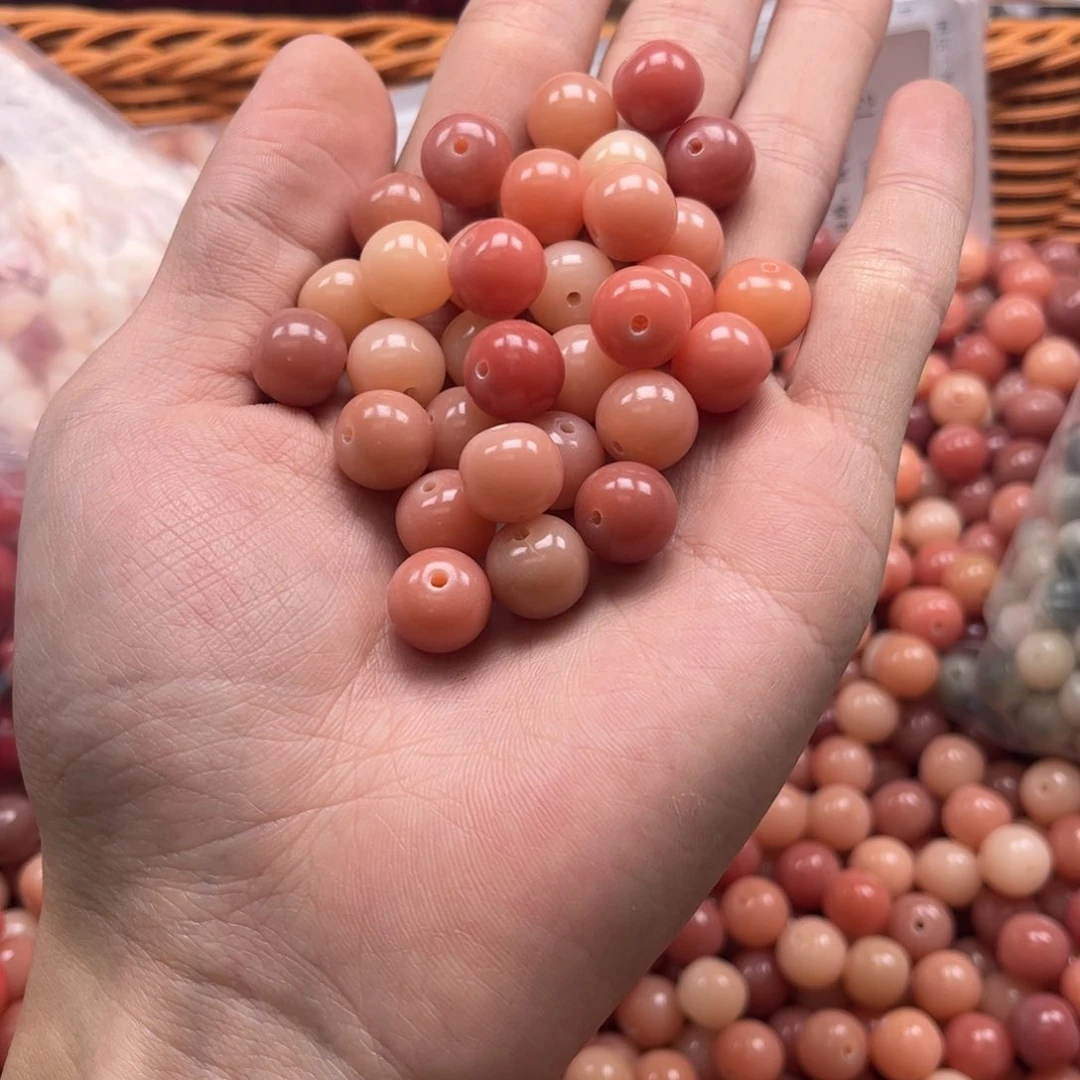 【闪购商品】白玉菩提吊坠q12/120颗果冻粉